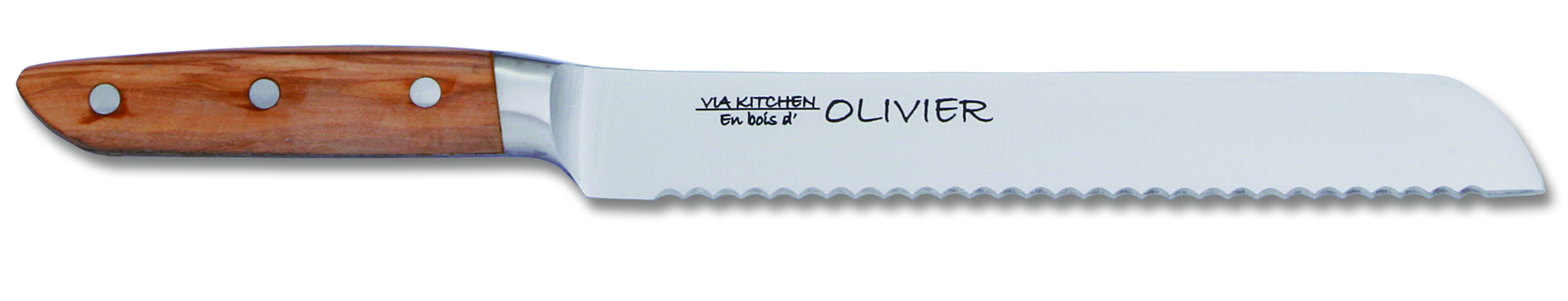 VIA KITCHEN（バイアキッチン） オリーブ パン切りナイフ