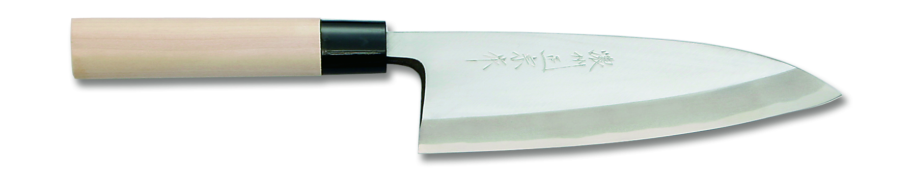 濃州正宗作 白紙鋼和包丁 出刃型180mm （出刃包丁）（白紙二号）