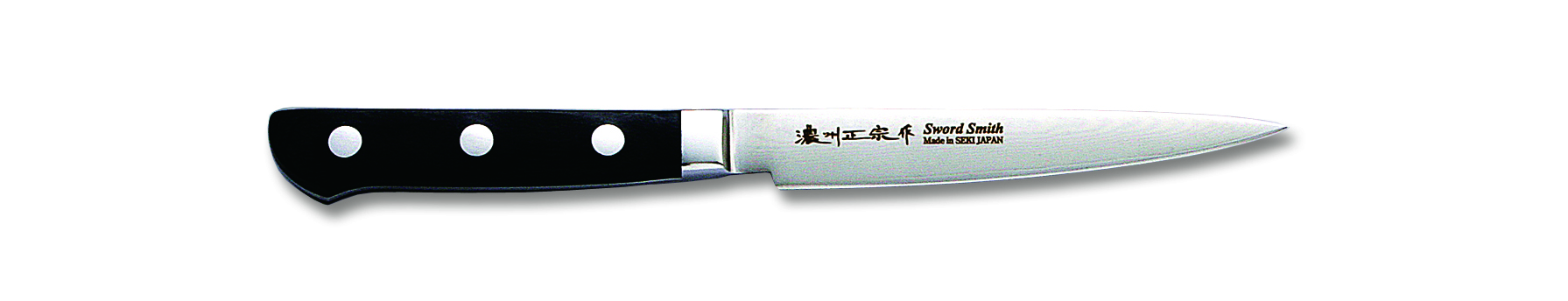 濃州正宗作 鍛接ダマスカス鋼 ペティナイフ（120mm）