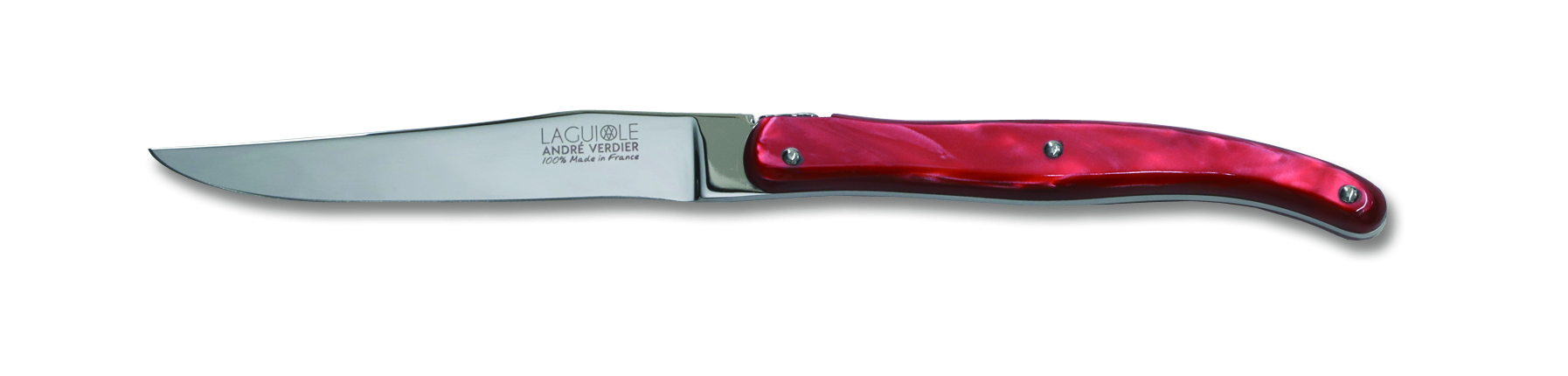 Laguiole ESSENTIEL DELUXE steak knife -Red-