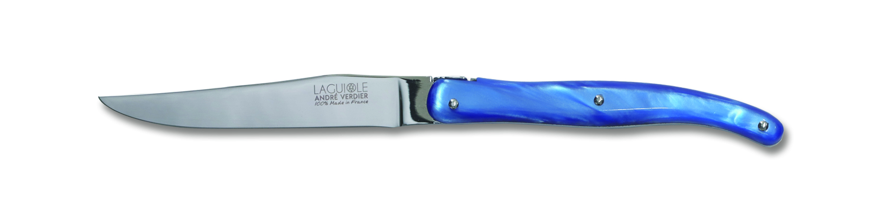 Laguiole ESSENTIEL DELUXE steak knife -Sky-blue-
