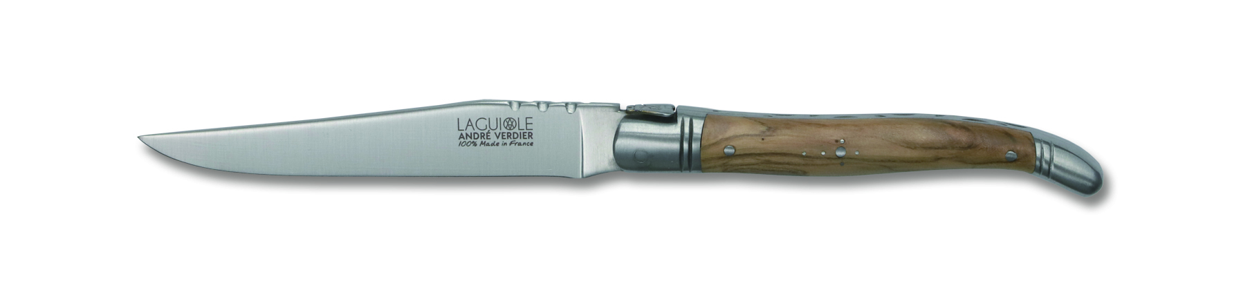 Laguiole PRESTIGE steak knife -Olive wood handle-