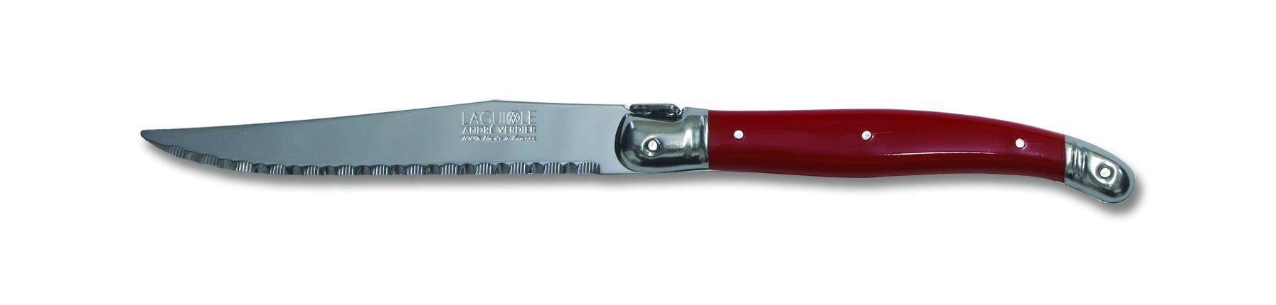 Laguiole DEBUTANT steak knife -New red-