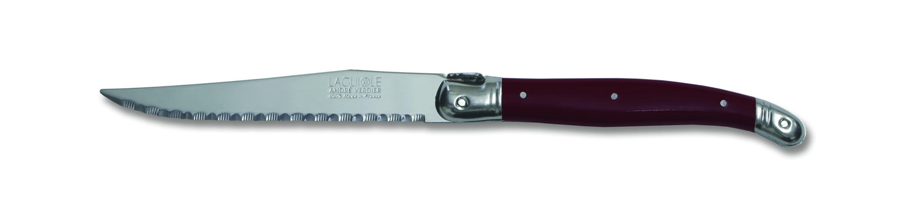 Laguiole DEBUTANT steak knife -Cherry red-