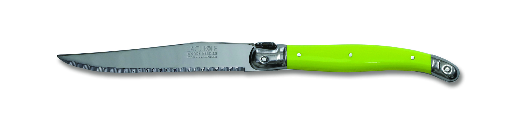 Laguiole DEBUTANT steak knife -Anise green-