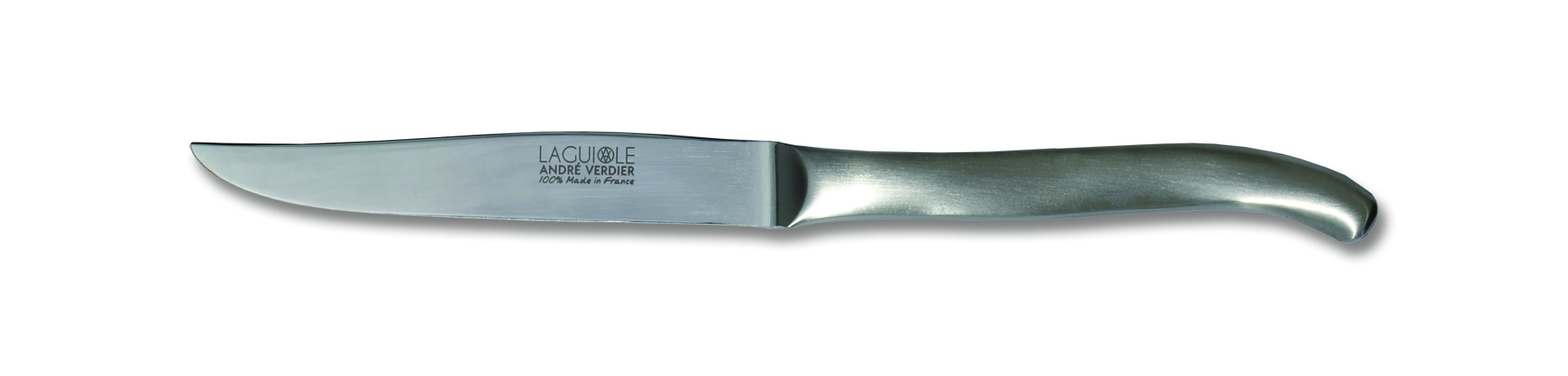 Laguiole DESIGN steak knife -Satin finish handle-