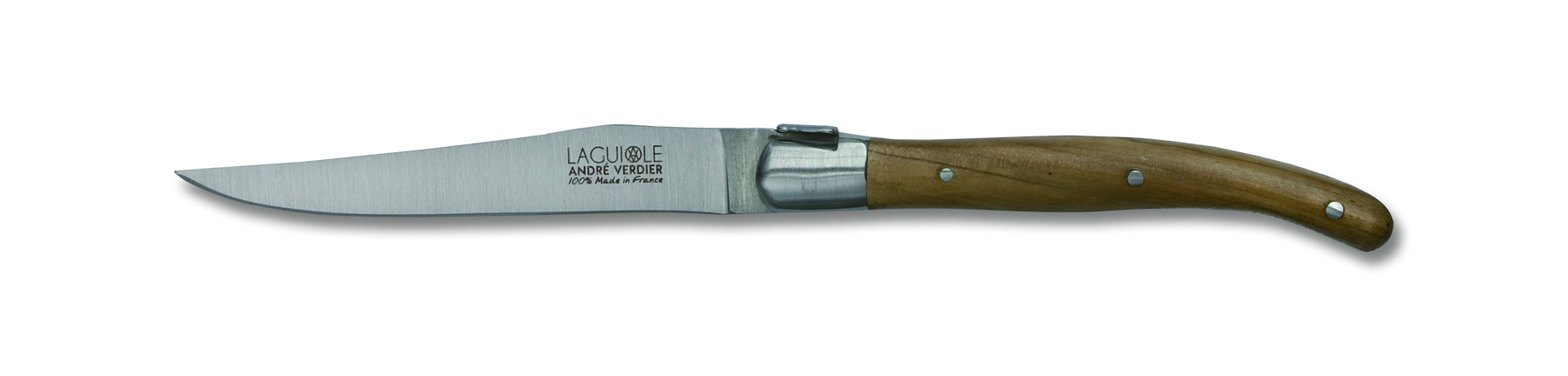 Laguiole ESSENTIEL steak knife -Olive wood handle-